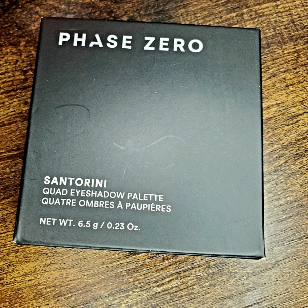 5/75$ PHASE ZERO MAKE UP - Quad Eyeshadow Palette in Santorini - Picture 2 of 16